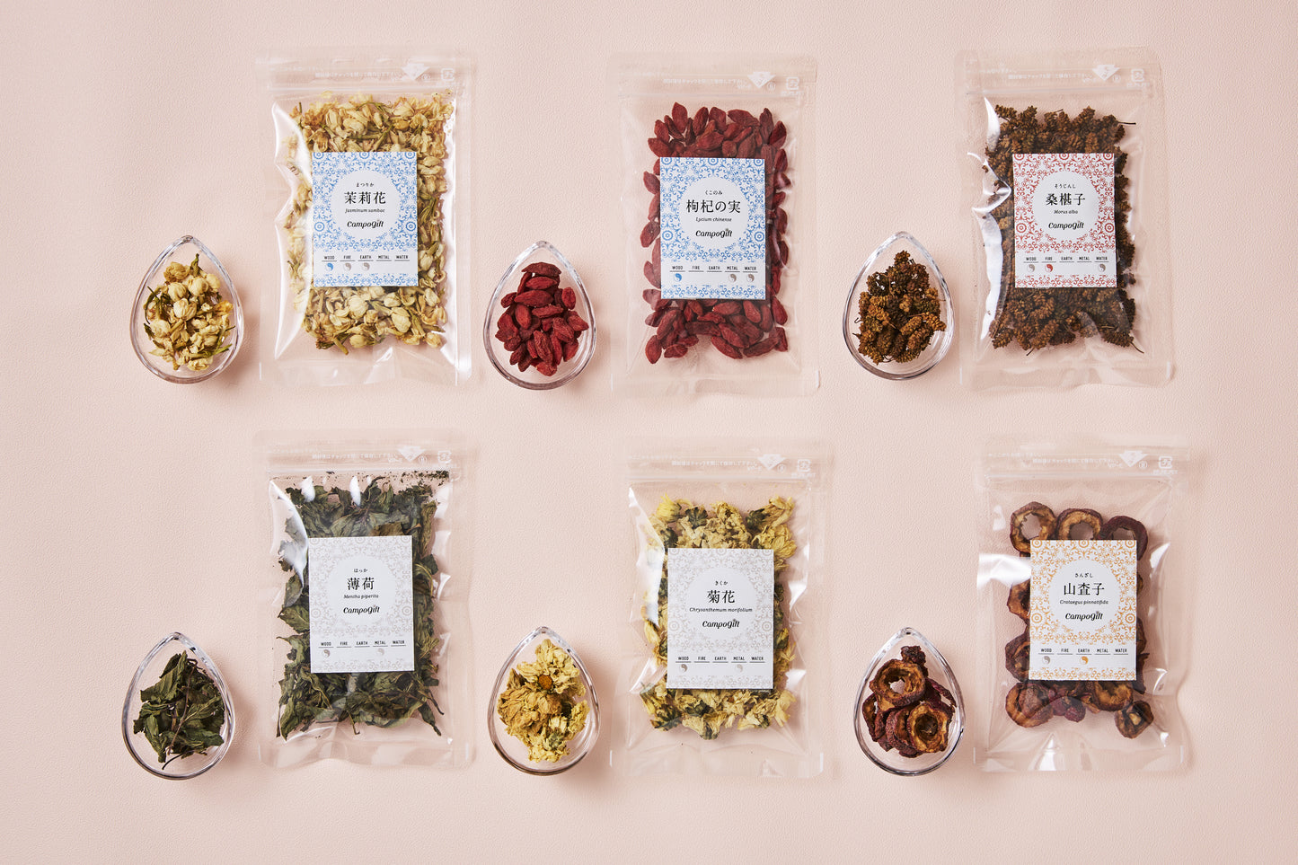 オンライン講座「春の養生と薬膳茶」ー茶材セット(1set)付きー
