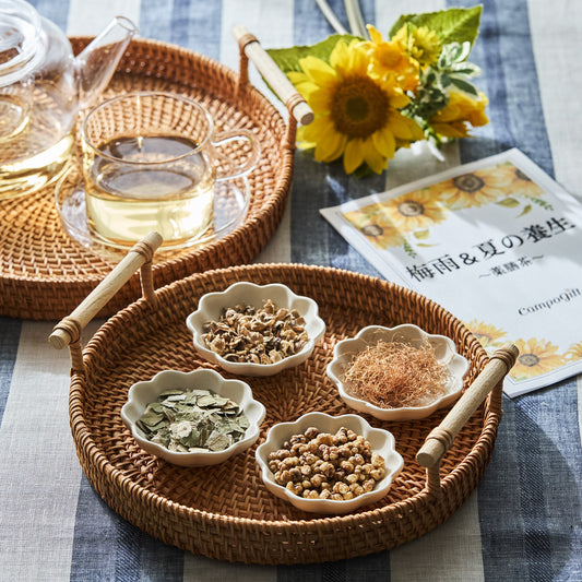 【夏の講座受講歴のある方限定】「梅雨&夏の養生と薬膳茶」講座ー茶材セット付きー